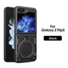 Slim Fit 360 ﾰ Ring Ring Rockproof Kickstand Car Mount Mount Case for Samsung Galaxy Z Flip 5G/Z Flip5 Cover