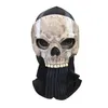 Party Masks Ghost Mask V2 Operador MW2 Airsoft Cod Cosplay Airsoft Tactical Skull Full Mask 230802