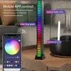 Lumières de ramassage rvb contrôle du son lumière LED contrôle d'application intelligent couleur rythme lampe ambiante pour jeu de voiture ordinateur de bureau