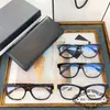 2024 Nya lyxdesigner solglasögon glasögonram är en kvinnlig kändis på internet och samma CH3443 Plain Black Box Myopia Frame kan matchas i olika grader