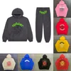 Мужские толстовки с капюшоном Young Fasion меняет цвет Spder Hoodie Мужчины Женщины Высокое качество печати Веб-графика Пуловеры Дизайнер