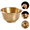 Bowls Lotus Cup Offering Home Goods Decor Decorative Metal Serving Tray Golden Cups Clean Water Brass