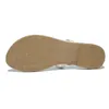 Sandalias SKLFGXZY 2023 Beach Leather Ladies Genuine Cowhide Mujer Zapatos Alta Calidad Tallas 32-46