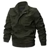 Abbigliamento da motociclista Taglie forti Giacca bomber militare Uomo Primavera Autunno Casual Giacche pilota multitasche Maschile Army Cargo Flight Giacche da uomo M6XL x0803