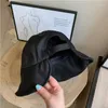 Wide Brim Hats Bucket Hat Women Foldable Sunshade Sun For Ladies Korean Round Top Fisherman Big Sunshad Cap Adjustable Sunhat