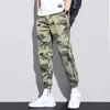 Pantaloni da uomo 2023 Summer Camouflage Cargo Jogger Pantaloni da lavoro Harem sportivi Pantaloni sportivi larghi casuali per tuta da uomo elastica