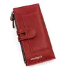Wallets Fashionable Women's Long Wallet European And American Fashion Phone Bag PU Leather Multi Card Carrying
