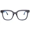 Fashion Square Eyeglasses Frame unisexe 50-20-145 léger mince planche importée pleine jante pour lunettes de soleil de prescription lunettes hommes femmes étui complet