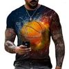 Men's T Shirts Summer Outdoor Sports T-shirt Fashion Quick Drying Material Oversized Casual Round Neck Short Sleeve Top Sport