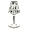 Bordslampor postmodern designer pmma transparent led lampa lyx vardagsrum kök restaurang bar dekorativa mode nattlampor