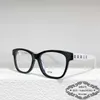 2024 New luxury designer sunglasses Eyeglass Frame is a female internet celebrity and the same CH3443 plain black box myopia frame can matched in different degrees