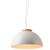 Lampade a sospensione Nordic Restaurant Lampadario single-ended Moderno semplice in legno massello Illuminazione Personalità creativa El Milk Tea Shop Pot Sho