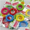 Pest Control Stock Mosquito Repellent Armband Elastic Coil Spiral Hand Wrist Band Telefon Ringkedjan Anti-myggarmband Drop Dhjrl