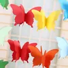 Party Decoration 2.7m Colorful 3D Butterfly Paper Garland Banner For Birthday Baby Shower Wedding Festival Diy Hanging