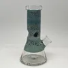 8inch bägare silver fumed bäger glasbong dab rig vattenrör röker pipe vattenpipa