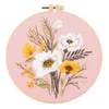 Chinese Style Products DIY Flower Landscape Pattern Embroidery With Embroidered Hoop Handmade Cross Stitch Kits For Craft Lover Art Needlework R230803