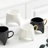Muggar norra Europa keramiska mugg ljus lyx eftermiddag te trehöns kaffekopp kreativ frukost mjölk koppar hem dekoration