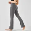 Active Pants Women's Soft Fare Leg Yoga High midja bred Palazzo Bell Bottom Sportbyxor Lossa leggings