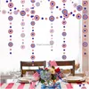 Bannerflaggor 4: e av JY Red White Blue USA -tema Party Paper Star Streamers Patriotic Glitter Garland String Chain Hanging Decoratio DHQQM