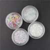 Nail Glitter 34 PCSSet Art Chrome Powder DIY Holographic Laser Star paljetter Manicure Accesorios Decoration Glitter för naglar 230802