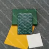 Portafoglio di design per passaporto di lusso per uomo Donna Porta carte di credito in vera pelle Portafogli lunghi di alta qualità Borsa Goya di lusso con scatola