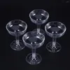 Wine Glasses 18pcs Plastic Champagne Disposable Cocktail Cups Perfect For Wedding Party Christmas Year Transparent
