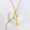 Pendant Necklaces Couple Hugging Necklace For Women's Neck Chain Fashion Pendants Love Witness Jewelry