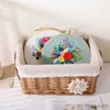 Produkty w stylu chińskim Wzór kwiatowe Zestawy haftowe DIY Haftarnia z bambusa haft haftowe obręcze Cross Stitch Sewing Prezenty rzemieślnicze