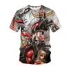 T-shirt da uomo Anime Goldrake T-shirt UFO Robot Goldorak Stampa 3D Streetwear Abbigliamento da uomo Top Harajuku Hip Hop Felpa estiva Tees Y2k 230802