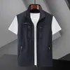 Men's Vests Men Thin Outdoor Vest Leisure Sports Quick-drying Camping Mountaineering Fishing Coat Sleeveless Vest Workwear Windproof 230803