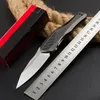 New KS5500 Assisted Flipper Folding Knife D2 Satin Blade CNC Stainless Steel with Carbon Fiber Handle EDC Pocket Knives with Retail Box