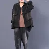 Kurtki damskie Jean Jacket 2023 Kobiety Kobieta HARAJUKU Odzież japoński w stylu punkowy zimowa jesień dla kobiety damskie jeansy DD1727