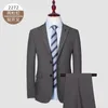 Costumes pour hommes 2023Boutique haut de gamme affaires (costume pantalon) mode et beau décontracté tendance fête britannique robe deux pièces ensemble