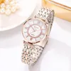 손목 시계 SDOTTER LUXUS KRISTALL FRAUEN armband Uhren 상단 Marke 모드 Diamant Damen Quarz Uhr Stahl Weibliche armbanduhr Montre Femme