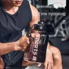 Tumblers 1700ml2700ml Gym Cycling Cup PP Material Precise Scale Portable Large Capacity Water Bottle For Men With Sports Fitness 230802