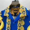 Hommes Mode Fleur Tigre Imprimer Chemises Casual Boutonné À Manches Courtes Chemise Hawaïenne Costumes D'été Plage Designer Robe Chemises Sq25