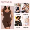 Kadın şekillendiricileri fajas colombianas sırtsız bodysuit karın kontrolü shapewear bel zayıflama kılıfı kadınlar düz göbek popo kaldırıcı şekillendiriciler 230802