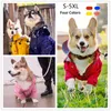 Hundkläder Waterproof Raincoat Pet Jacket Bulldog Windbreaker Poodle Pug Bichon Puppy Coat Rainwear Pu S 5xl High Quality 230802