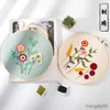 Produkty w stylu chińskim DIY Haft dla początkującego wzór drukowany klawisowy ścieg krzyżowy Hoop igłówka szycie ręcznie robione dekoracje domu