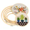 Produkty w stylu chińskim obręcze haft haftowe okrągłe drewniane drewniane drewniane sztuka rzemieślnicze krzyżowe szycie