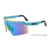 Óculos de sol de grife Esportes ao ar livre da moda, cores gradientes deslumbrantes, óculos de sol à prova de vento, materiais de alta qualidade, óculos exportados, ótica