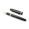 Plumas estilográficas Jinhao X350 pluma estilográfica metal M puntas Oficina de negocios Escuela Papelería Suministros Fine Nib escritura regalos para amigo negro 230803