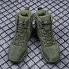 Boots Tactical Military Combat Boots Men's äkta läder US Army Hunting Vandring Camping Mountain Winter Work Shoes Robot JKpudun Z230803