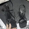 Women Sandals 패션 패션 낮은 힐 레이스 업 샌들 백 스트랩 여름 신발 검투사 캐주얼 좁은 밴드 신발