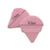 Sponges Applicators Cotton 100 Custom Pink Triangle Powder Puff Makeup Sponge Soft Velvet Cosmetic Puff Black Velvet Loose Pink Face Puff 230803