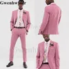 بدلات الرجال Gwenhwyfar Purple Velvet Suit Blazer for Men Shawl Lapel One Winter Wedding Groom Tuxedos Assume Homme mariage with pant