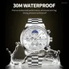 腕時計リゲ時計メンズラグジュアリースポーツマンクォーツ用の輝かしい時計wristwatchクロノグラフオートデートクロックrelogio