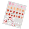 Nail Art Kits Stickers For Women Girl Sticker Decals Various Patterns Self-Adhesive Design Free DIY Perfect Bod