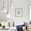 Pendelleuchten Nordic Personalisierte Kreative Restaurant Lampe Massivholz Drei Einzelnen Kopf Kleine Kronleuchter Moderne Einfache Macaron Nachttisch