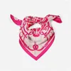 Schals 53 cm Große Marke Gürtel Gedruckt Quadrat Schal Frau Design Seide Frauen Bandana Luxus Stirnband Hijab Halstuch